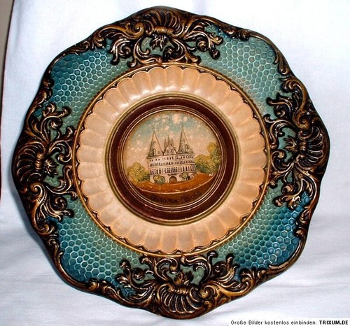 Keramik wandteller 1880 - wandteller,
