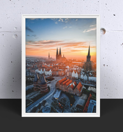 Fotografie lübeck holstentor - "lübeck,