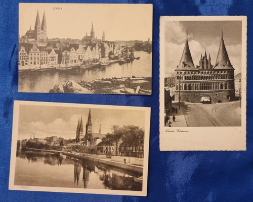 Lübeck stadtansicht schiffe - lübeck,