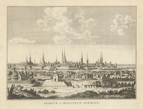 Ansicht von lübeck - von, in