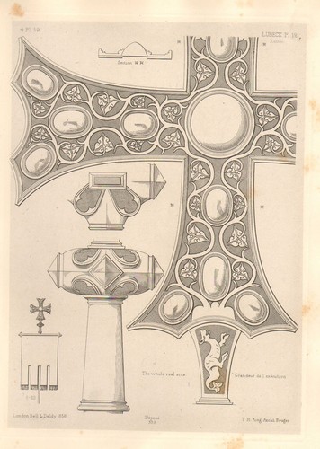 1858 grosse architekturdruck - 1858,